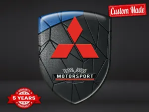 Mitsubishi Gewölbte Folienaufkleber Auto Max Langlebig Pro Stil